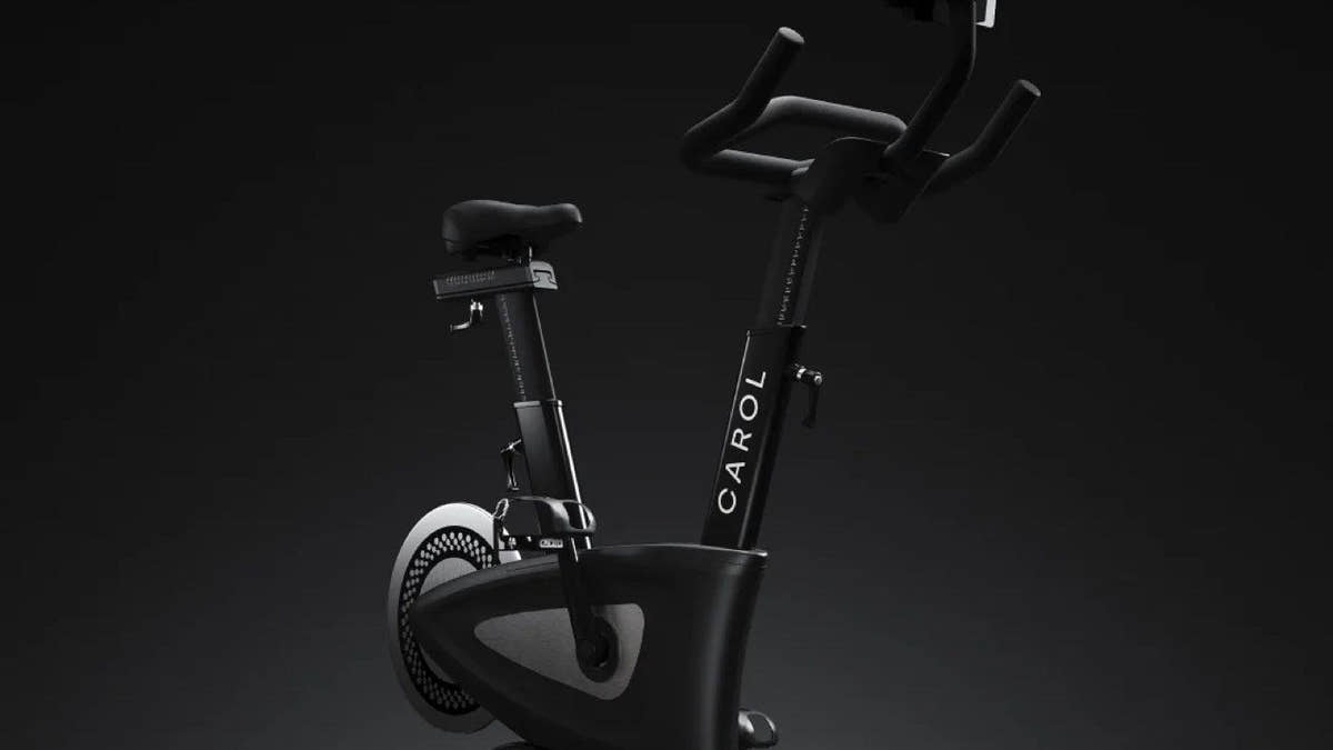 CAROL Bike photographed against a dark background